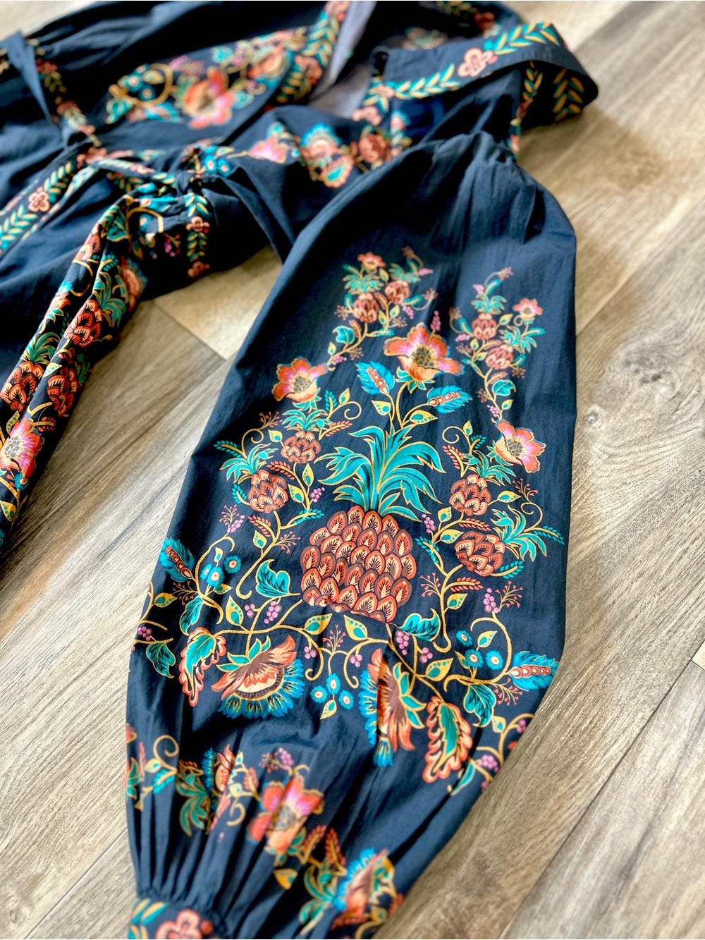 Farm Rio x Anthropologie Poplin Printed Shirting Jumpsuit - Medium - Picture 5 of 15